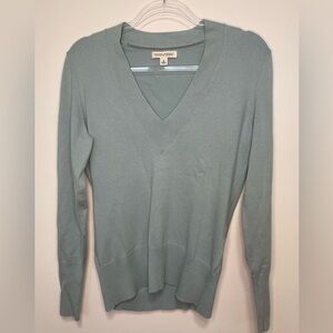 Banana Republic V-Neck Silk Cotton Cashmere Size M